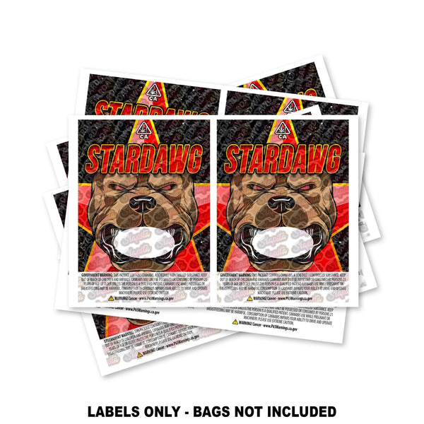 Stardawg Mylar Bag Labels ONLY - SLAPSTA