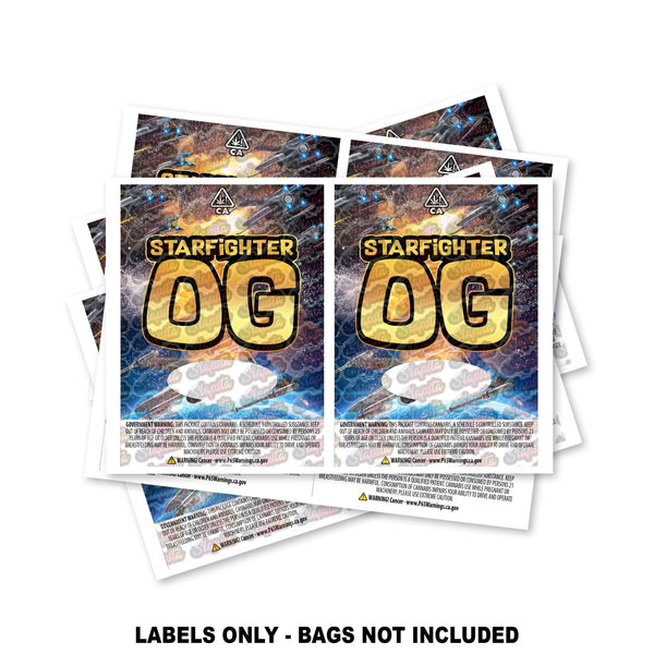 Starfighter OG Mylar Bag Labels ONLY - SLAPSTA