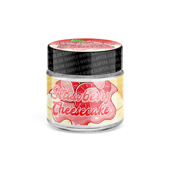 Strawberry Cheesecake Glass Jars Pre-Labeled - SLAPSTA