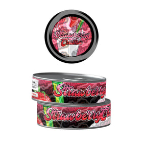 Boîtes auto-scellantes pré-étiquetées Strawberry Crusha de 3,5 g