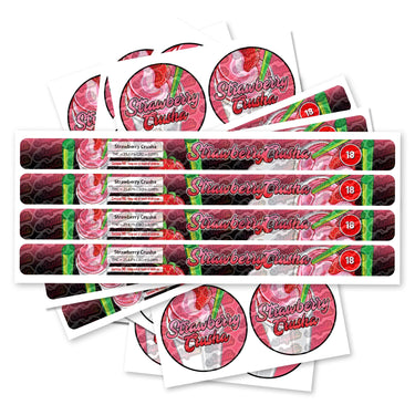 Strawberry Crusha Pre - Labeled 3.5g Self - Seal Tins - 60pcs