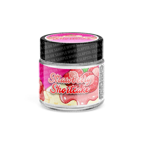 Strawberry Shortcake Glass Jars Pre-Labeled - SLAPSTA