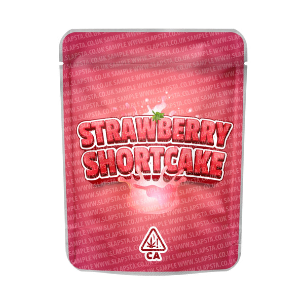 Strawberry Shortcake Mylar Pouches Pre-Labeled - SLAPSTA