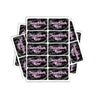 Sugar Black Rose Rectangle / Pre - Roll Labels - Pre - Roll (10.16cm x 6.7cm)