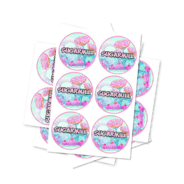 Sugarmil Circular Stickers - SLAPSTA