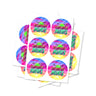 Sunset Mints Circular Stickers - 2.5cm