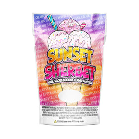 Sachets Mylar Sunset Sherbet pré-étiquetés