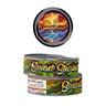Sunset Sherbet Pre - Labeled 3.5g Self - Seal Tins - 60pcs