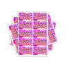 Sunset Sherbet Rectangle / Pre - Roll Labels - Pre - Roll (10.16cm x 6.7cm)
