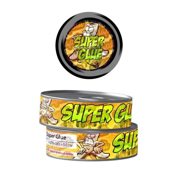 Super Glue Pre-Labeled 3.5g Self-Seal Tins - SLAPSTA
