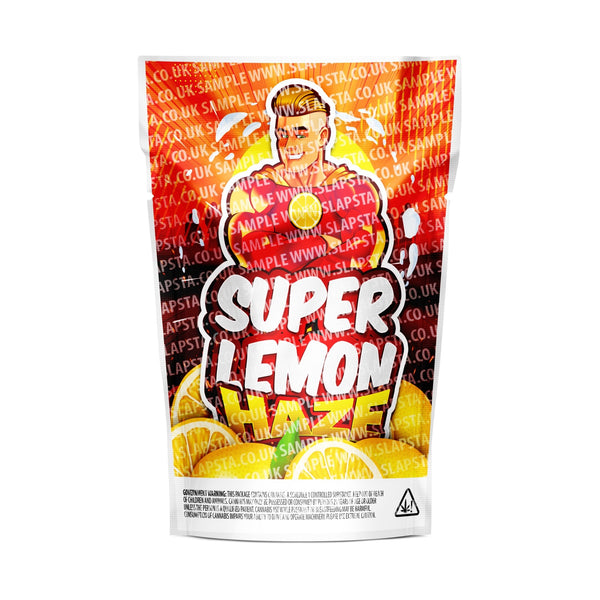 Super Lemon Haze Mylar Pouches Pre-Labeled - SLAPSTA