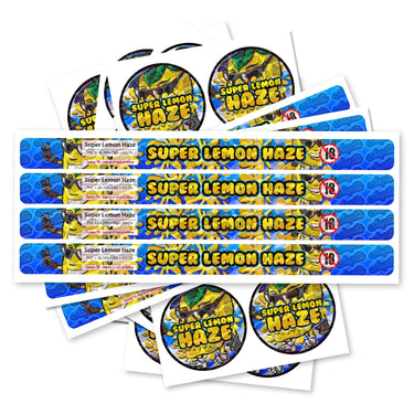 Super Lemon Haze Pre - Labeled 3.5g Self - Seal Tins - 60pcs