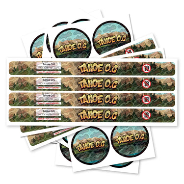Tahoe OG Pre - Labeled 3.5g Self - Seal Tins - 60pcs