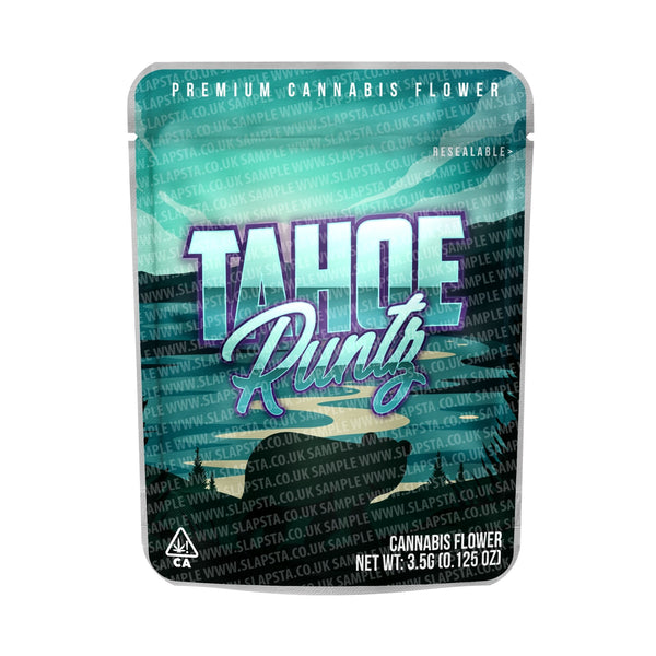 Tahoe Runtz Mylar Pouches Pre-Labeled - SLAPSTA