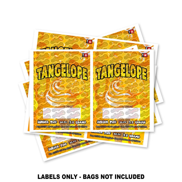 Tangelope Mylar Bag Labels ONLY - SLAPSTA