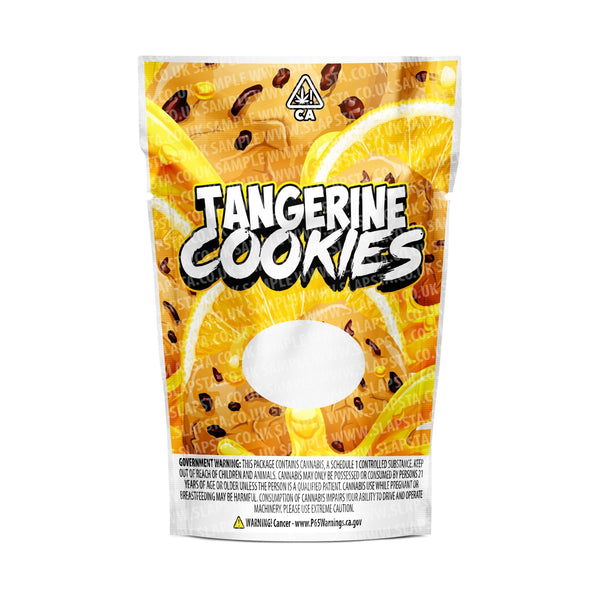 Tangerine Cookies Mylar Pouches Pre-Labeled - SLAPSTA