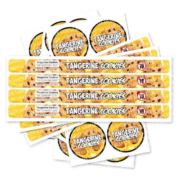 Tangerine Cookies Pressitin Strain Labels - SLAPSTA