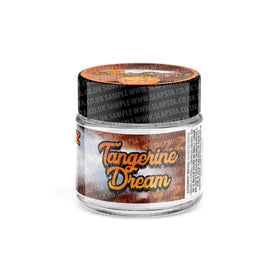 Tangerine Dream Glass Jars Pre-Labeled