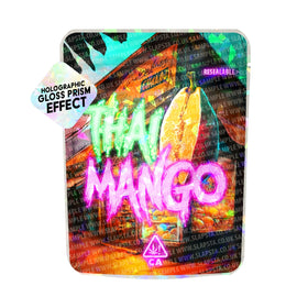 Thai Mango SFX Mylar Pouches Pre-Labeled