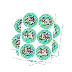 The Beanz Circular Stickers