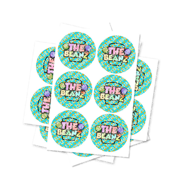 The Beanz Circular Stickers - SLAPSTA