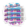 The Soap Glass Jar / Tamper Pot Label - 50ml Tamper Strip Pot