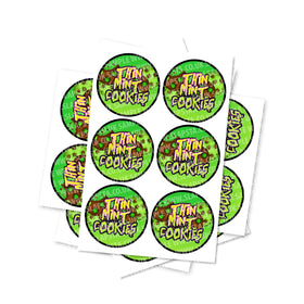 Thin Mint Cookies Circular Stickers