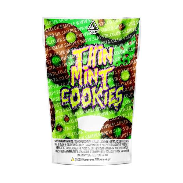 Thin Mint Cookies Mylar Pouches Pre-Labeled - SLAPSTA