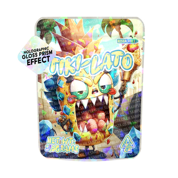 Tiki Lato SFX Mylar Pouches Pre-Labeled - SLAPSTA