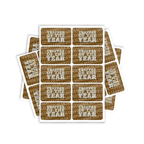 Trapper Of The Year Rectangle / Pre-Roll Labels - SLAPSTA