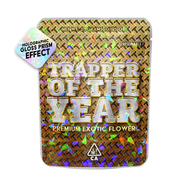 Trapper Of The Year SFX Mylar Pouches Pre-Labeled - SLAPSTA