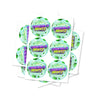 Triangle Mintz Circular Stickers - 2.5cm