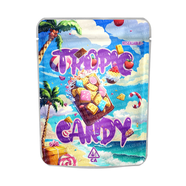 Tropic Candy Mylar Pouches Pre-Labeled - SLAPSTA