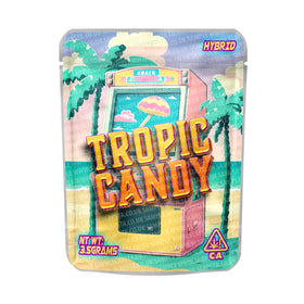 Tropic Candy Mylar Pouches Pre-Labeled