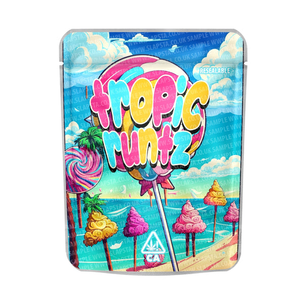 Tropic Runtz Mylar Pouches Pre-Labeled - SLAPSTA