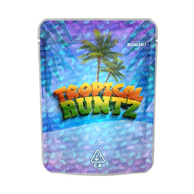 Sachets Mylar pré-étiquetés Tropical Runtz