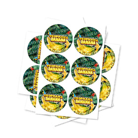 Autocollants circulaires Tropicana Banana