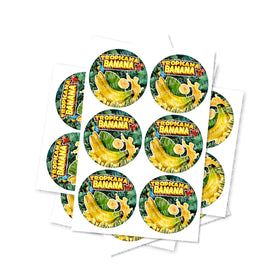 Autocollants circulaires Tropicana Banana