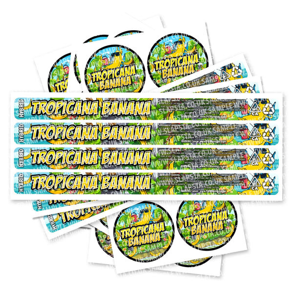Tropicanna Banana Pressitin Strain Labels - SLAPSTA