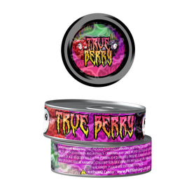 True Berry Pre-Labeled 3.5g Self-Seal Tins