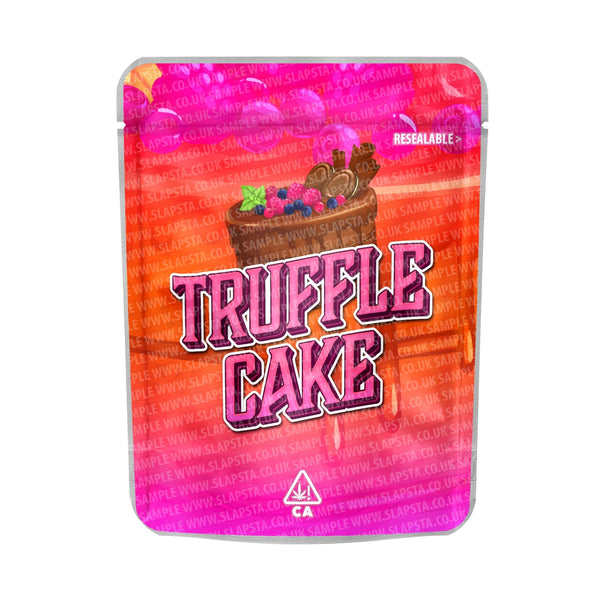 Truffle Cake Mylar Pouches Pre-Labeled - SLAPSTA