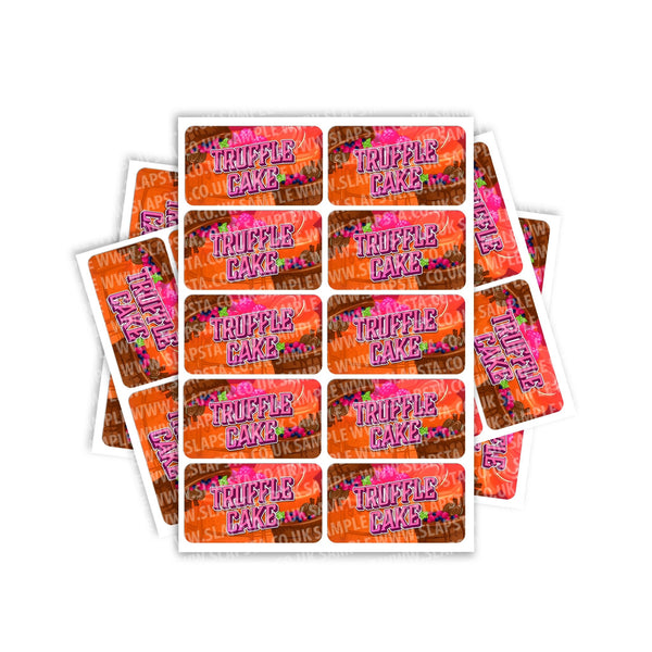 Truffle Cake Rectangle / Pre-Roll Labels - SLAPSTA