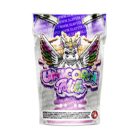 Unicorn Milk Mylar Pouches Pre-Labeled