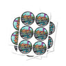 Urckle Wreck Circular Stickers - 2.5cm