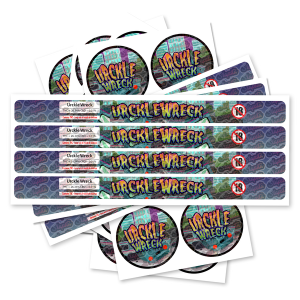 Urckle Wreck Pre-Labeled 3.5g Self-Seal Tins SLAPSTA