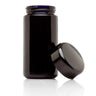 UV Miron Glass Jars 100ml (7 grams) - 16pcs / All Black