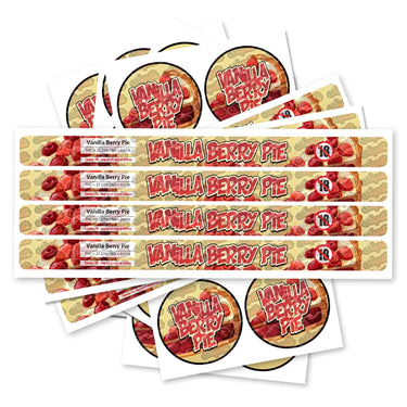 Vanilla Berry Pie Pre - Labeled 3.5g Self - Seal Tins - 60pcs