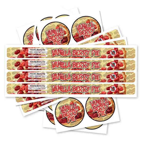 Vanilla Berry Pie Pre-Labeled 3.5g Self-Seal Tins - SLAPSTA