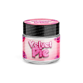 Velvet Pie Glass Jars Pre-Labeled