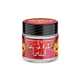 Velvet Pie Glass Jars Pre-Labeled